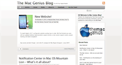 Desktop Screenshot of blog.themacgenius.com
