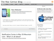 Tablet Screenshot of blog.themacgenius.com